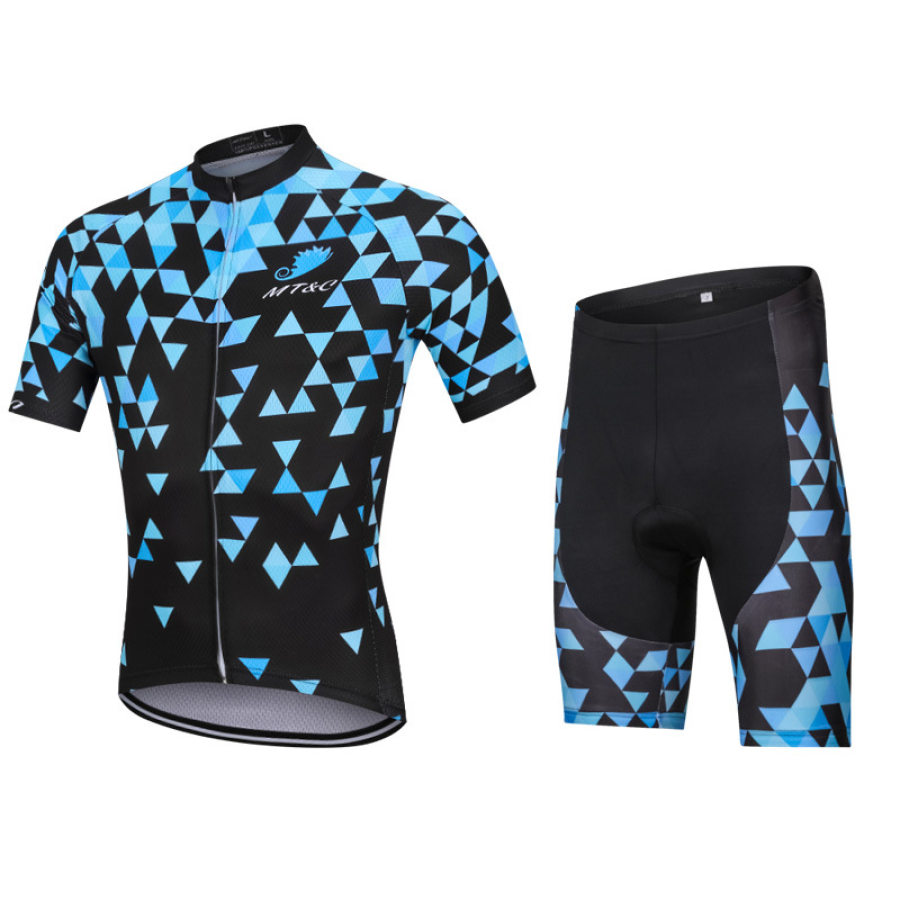 

Moisture wicking cycling jersey short sleeve suit
