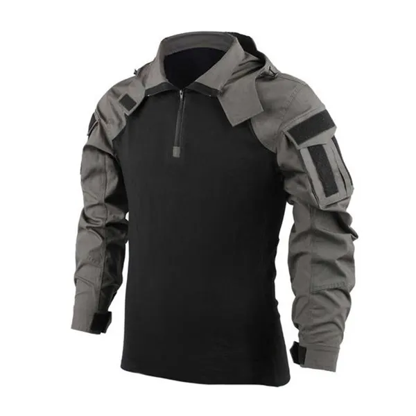 Windproof and breathable tactical stitching top - Nikiluwa.com 