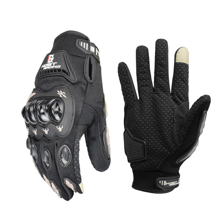 

Touch screen anti-drop motorcycle riding gloves