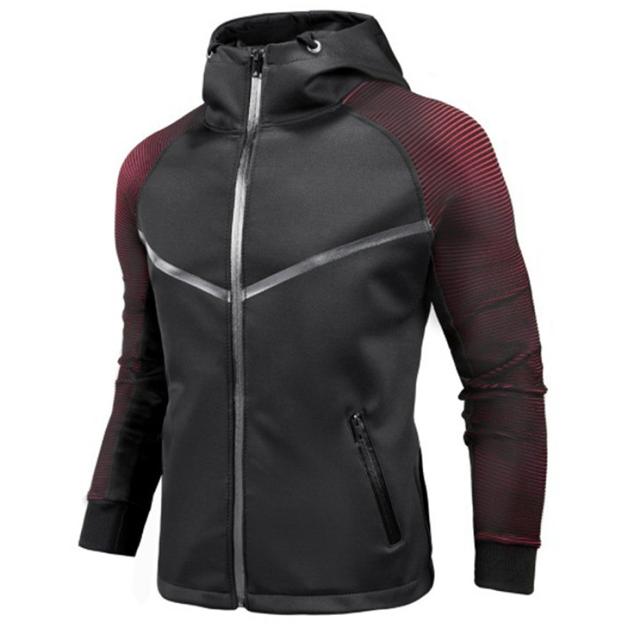 

Men's outdoor sports gradient jacket