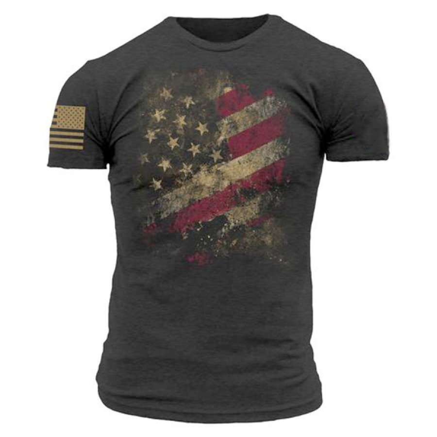 

Printed tactical short-sleeved T-shirt