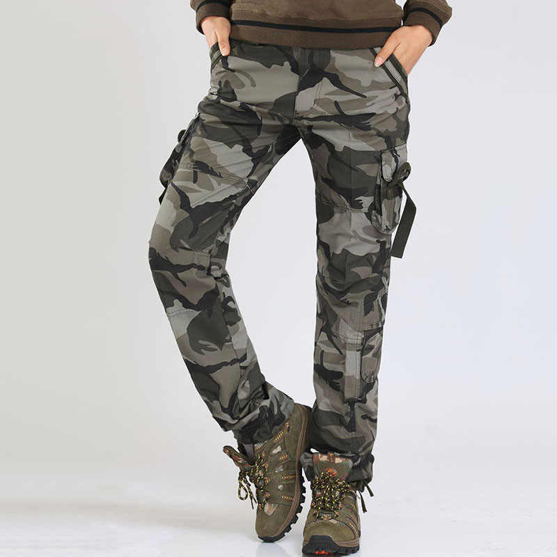 Womens Outdoor Tactical Multi-pocket Chic Pants