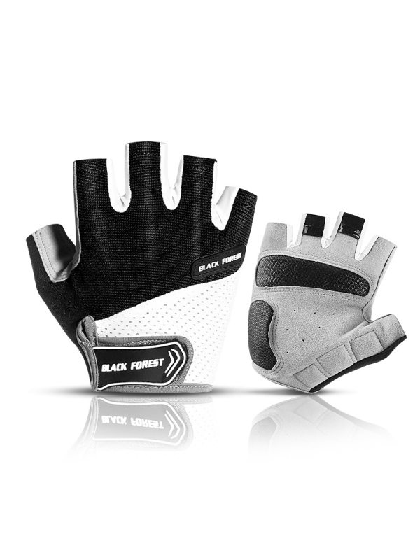 Outdoor sports non-slip fitness half-finger cycling gloves