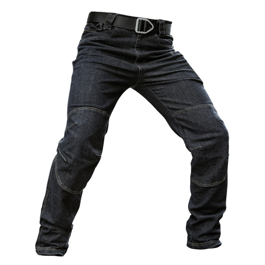 

Mens wear-resistant stretch outdoor tactical jeans