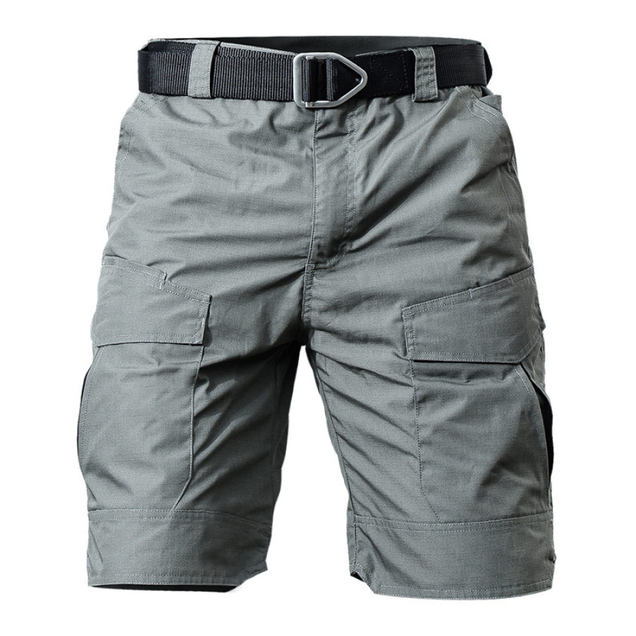 

Men's outdoor loose multi-pocket tooling tactical shorts