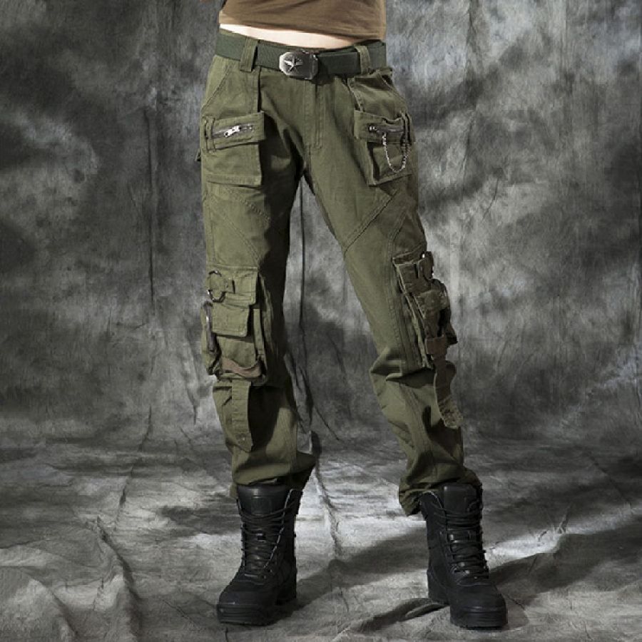 

Womens outdoor tactical multi-pocket pants