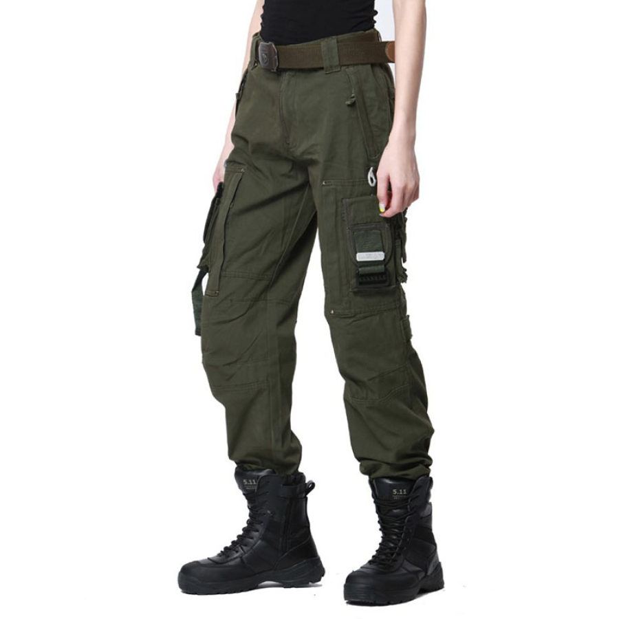 

Womens outdoor tactical solid color pants