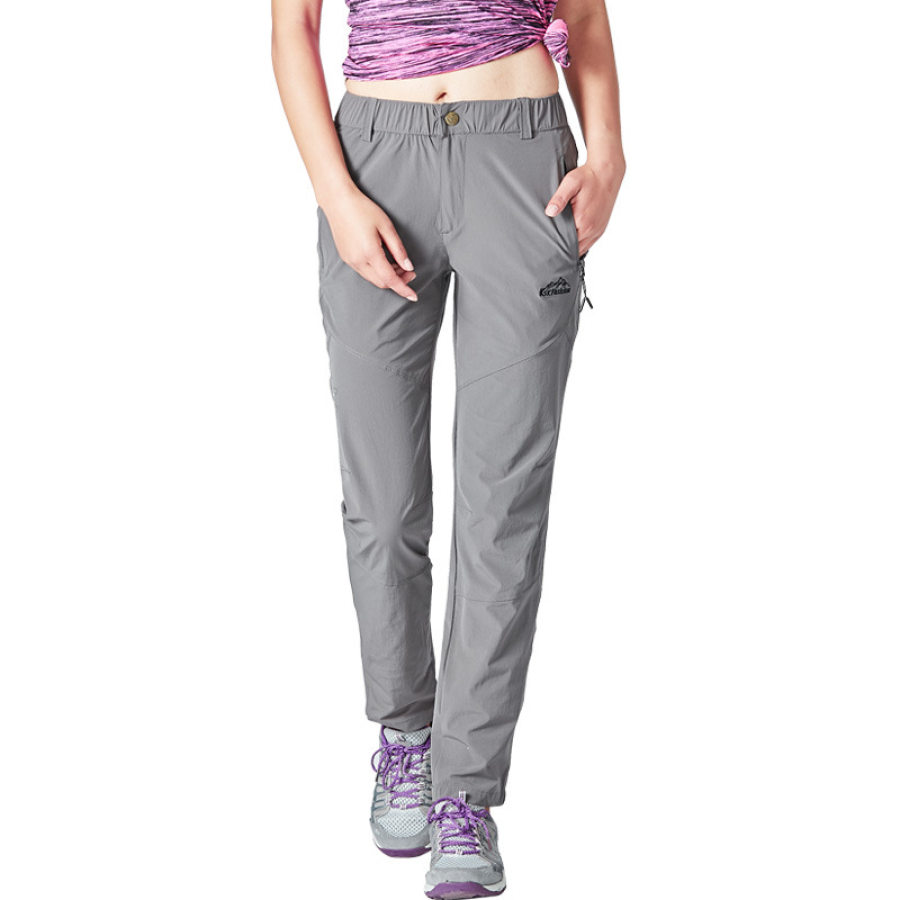 

Womens outdoor sports quick-drying pants