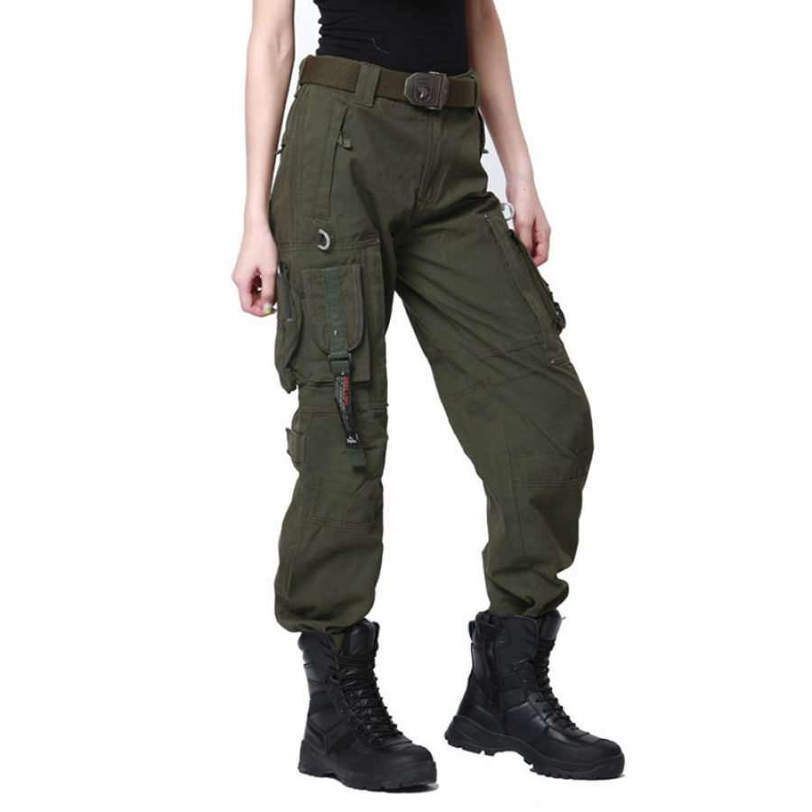 

Womens outdoor tactical solid color pants