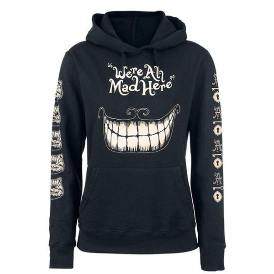 

Womens outdoor printed hooded sweatshirt