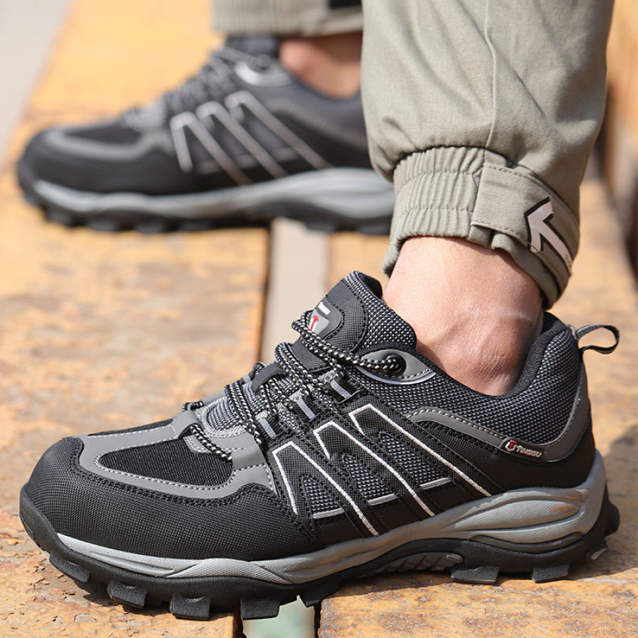 

Men's anti-smash and anti-puncture outdoor hiking shoes