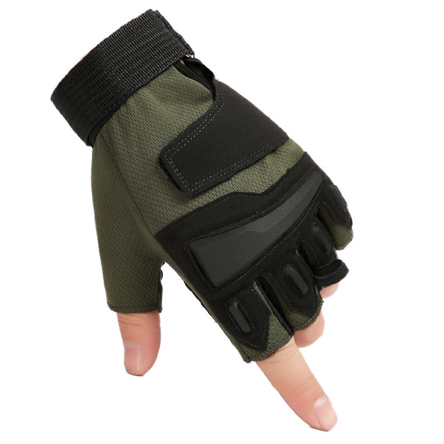 

Mens outdoor tactical half finger gloves