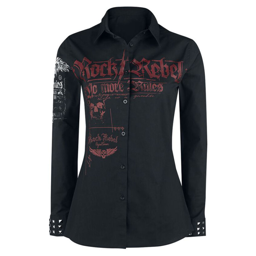 

Womens breathable printed shirt