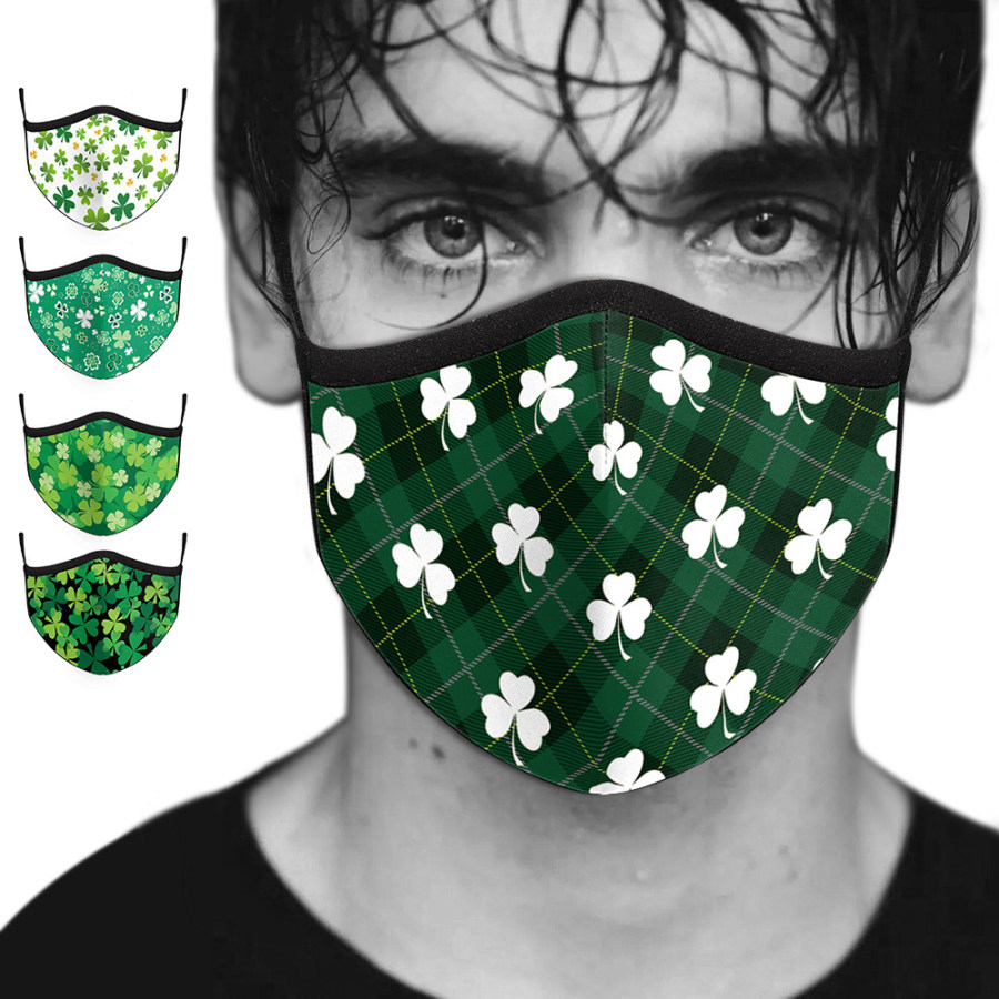 

Irish St Patricks Day Green Printed Mask