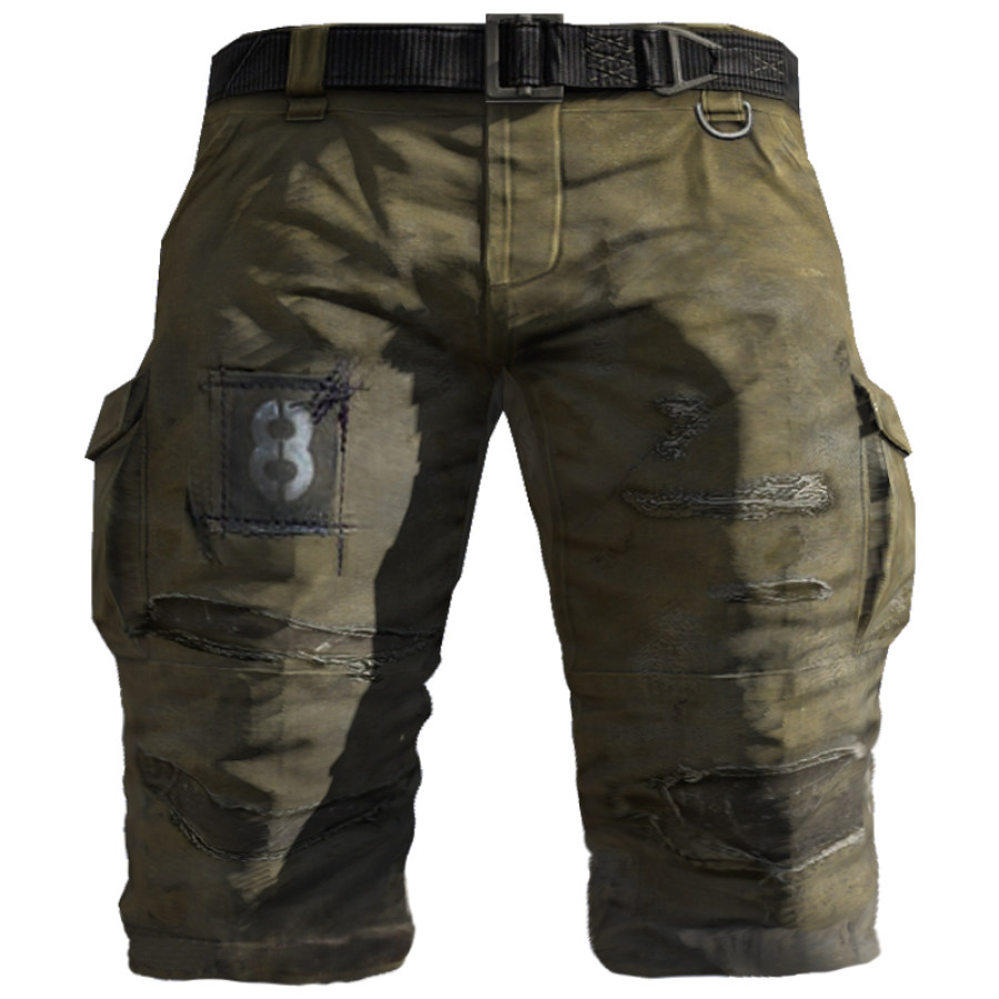 

Men's outdoor casual printed tactical shorts