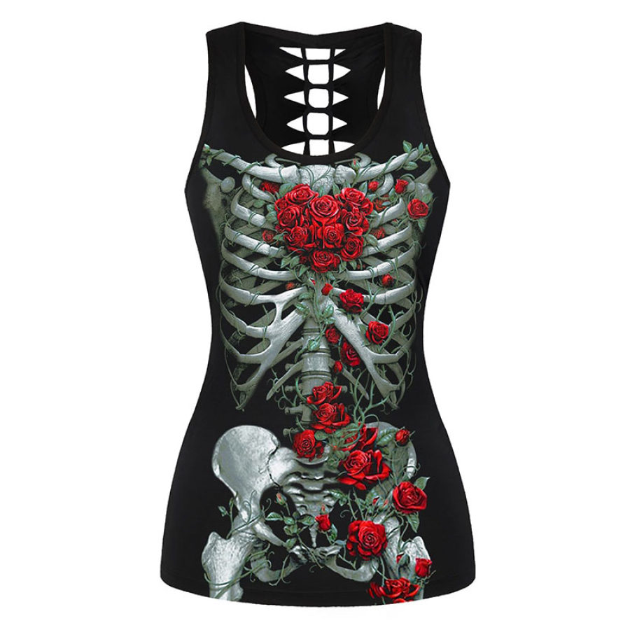 

Womens printed casual vest