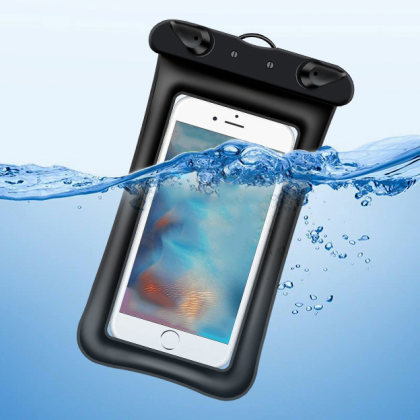 Inflatable bag touch screen mobile phone waterproof bag
