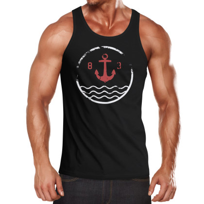 Men's sports and leisure printed vest