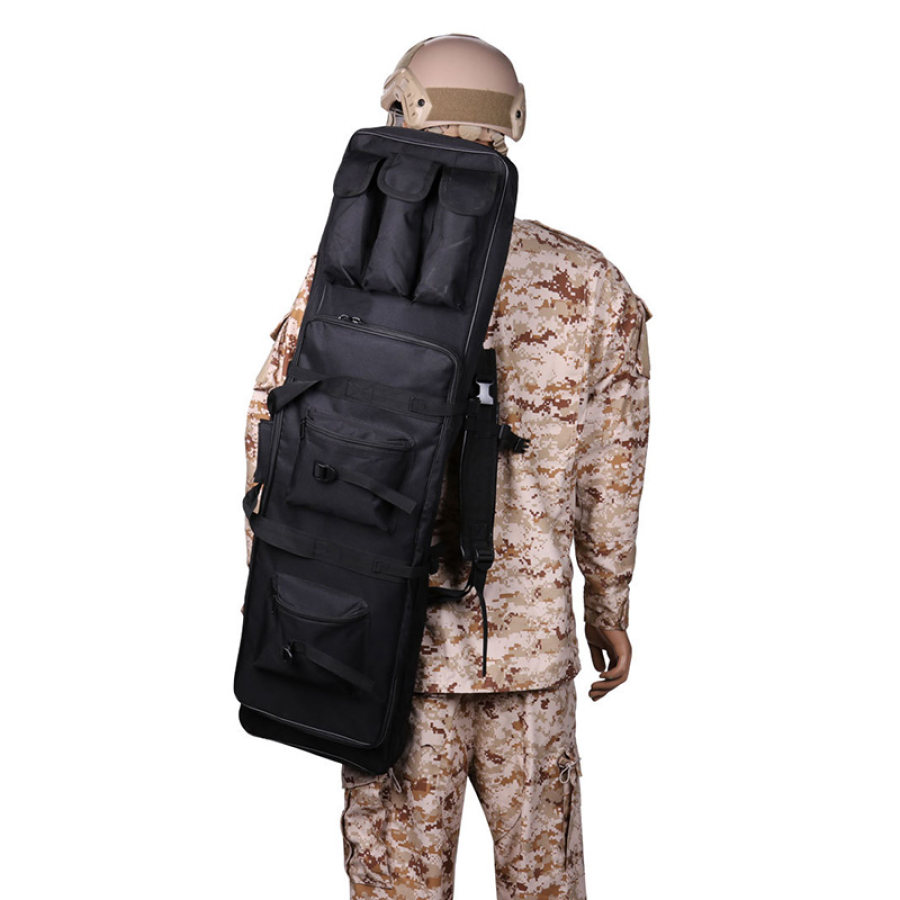 

Outdoor tactical double-layer fishing tackle bag