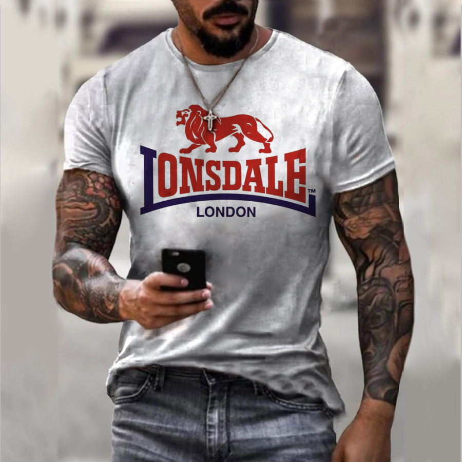 

Men's Fashion Print Short Sleeve T-shirt