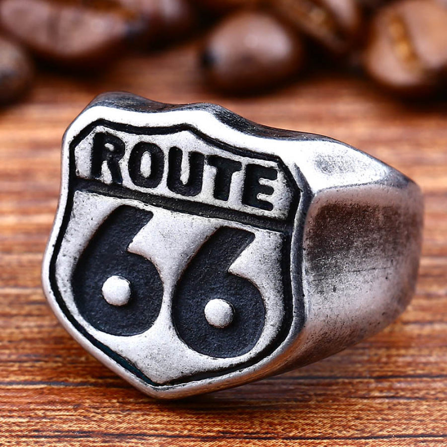 

Route 66 Ring of the Brave and Trailblazer Titanium steel me