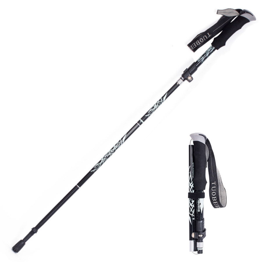 

Multifunctional Folding Telescopic Aluminum Alloy Trekking Trekking Pole