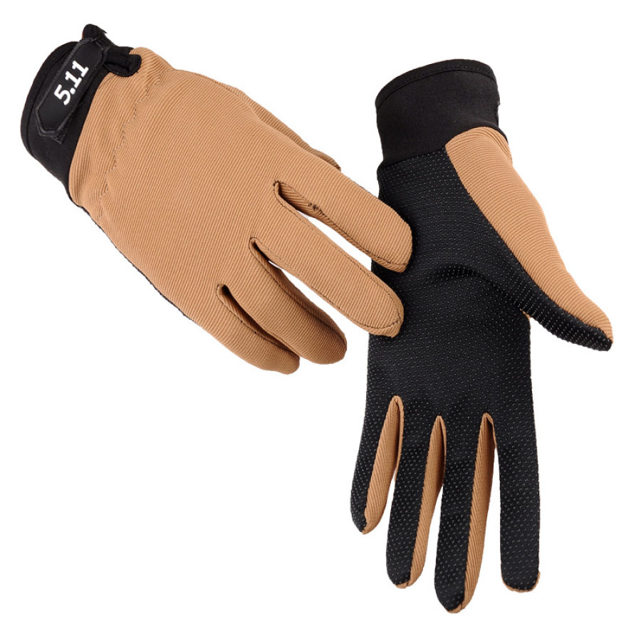 

Men's Tactical Full-finger Military Fan Training Climbing Fitness Gloves Non-slip Wear-resistant Outdoor Cycling Gloves