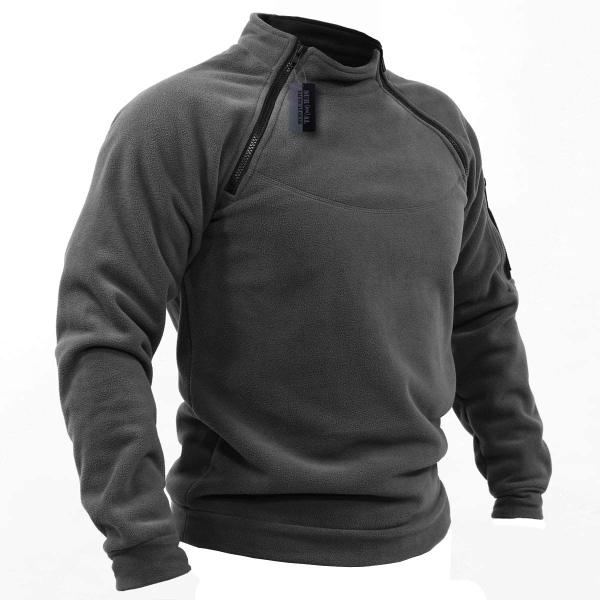 Mens Outdoor Warm And Breathable Tactical Fleece Sweatshirt