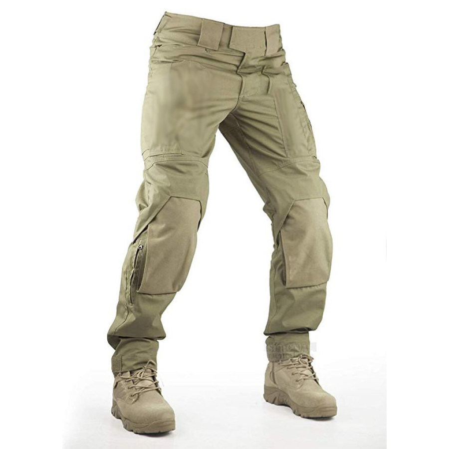 

Mens Casual Large Pocket Trousers