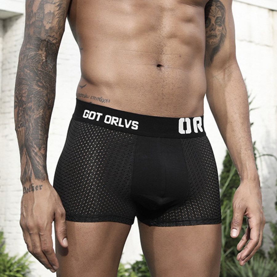 

Men's Fashion Mesh Breathable Quick-drying Underwear