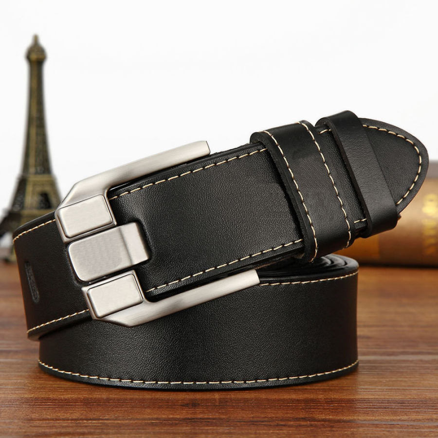 

Men's Retro Wear-resistant Leather Belt