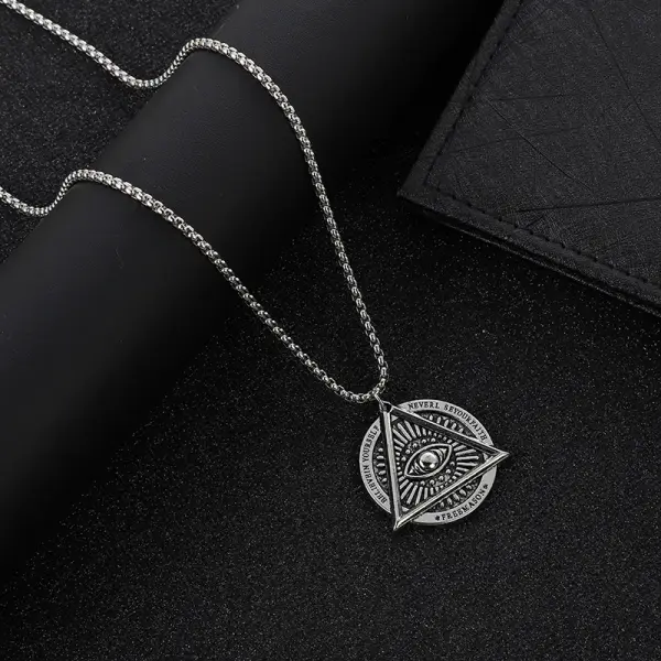 Devil's Eye Collier Homme Mode Punk Style Pendentif Homme Bijoux Ornements - Faciway.com 