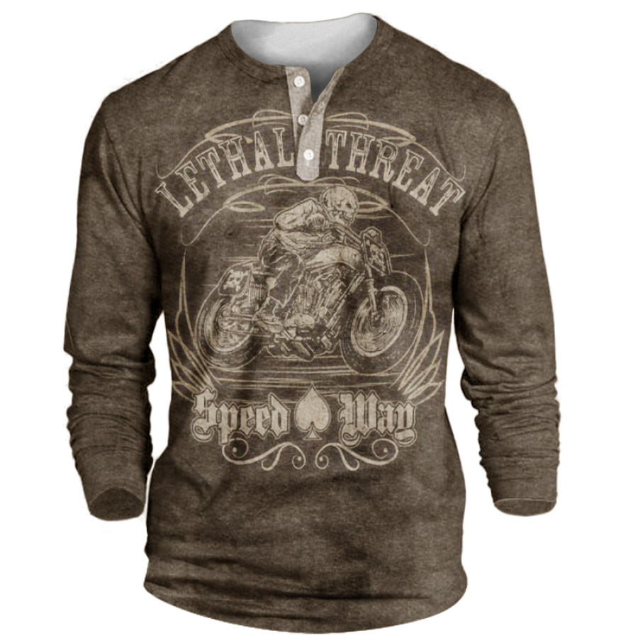 

Men's Outdoor Lethal Threal Printed Long-sleeved T-shirt