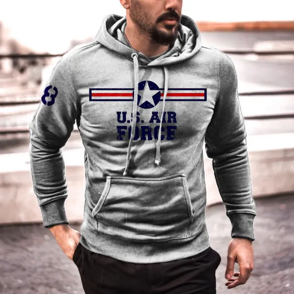 Men's Fashion Casual Air Force Hoodie - Styletaken.chimpone.com 
