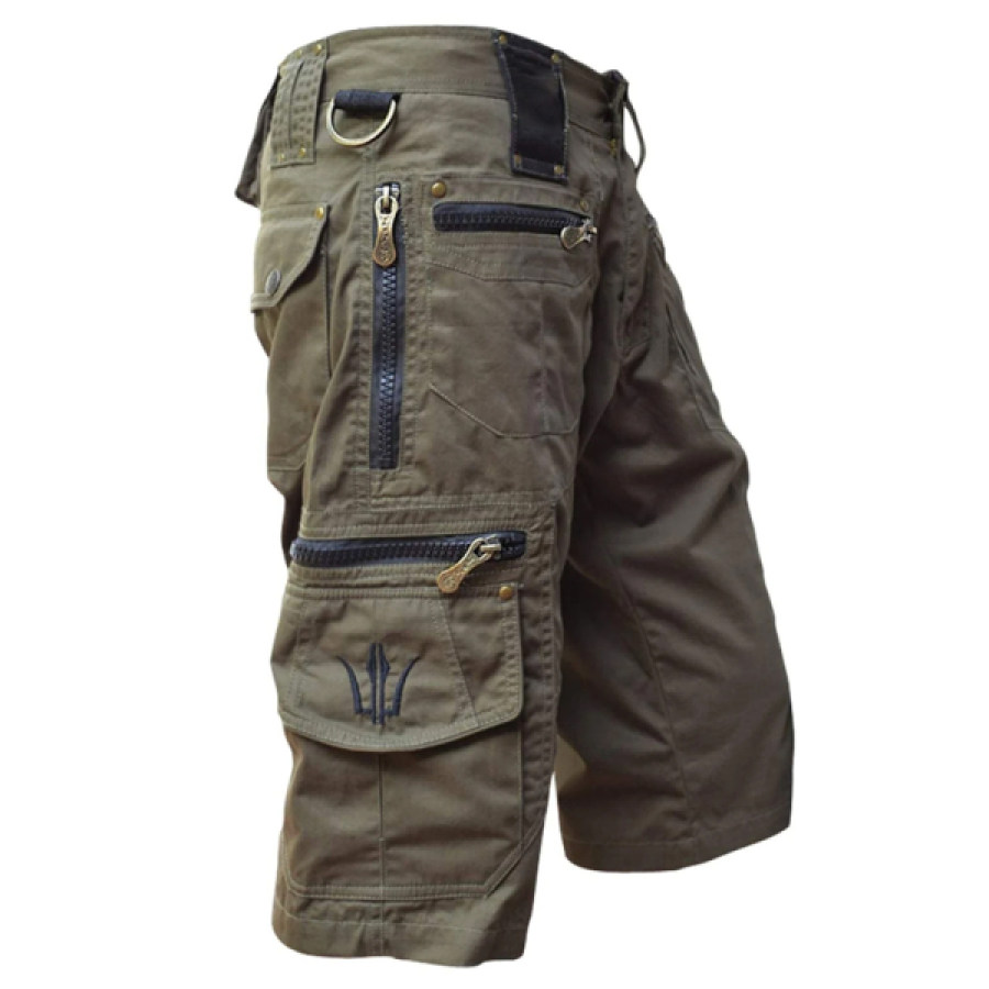 

Men's Outdoor Sports Zipper Pocket Tactical Shorts