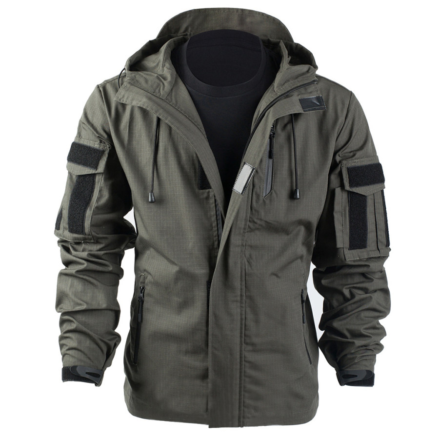 

Men's Outdoor Windproof Wear-resistant Color Matching Jacket