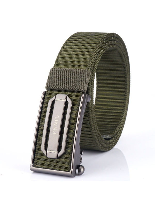 Automatic Buckle Nylon Belt Leisure Belt Canvas