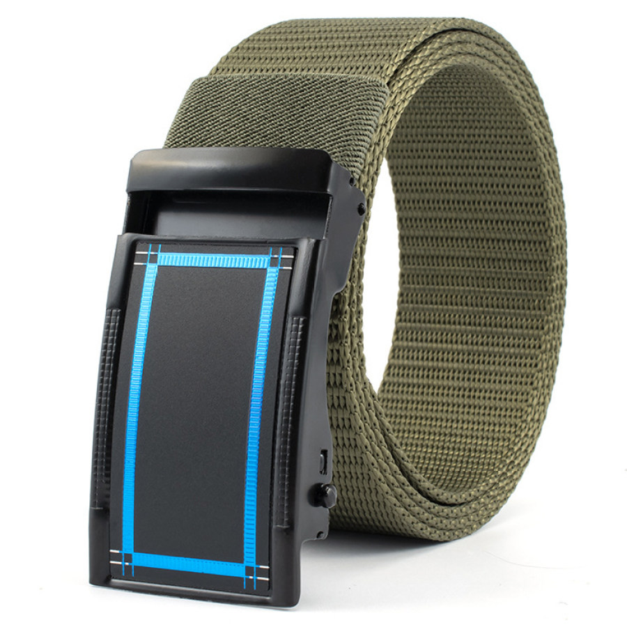 

Men's Outdoor Leisure Alloy Automatic Buckle Nylon Belt