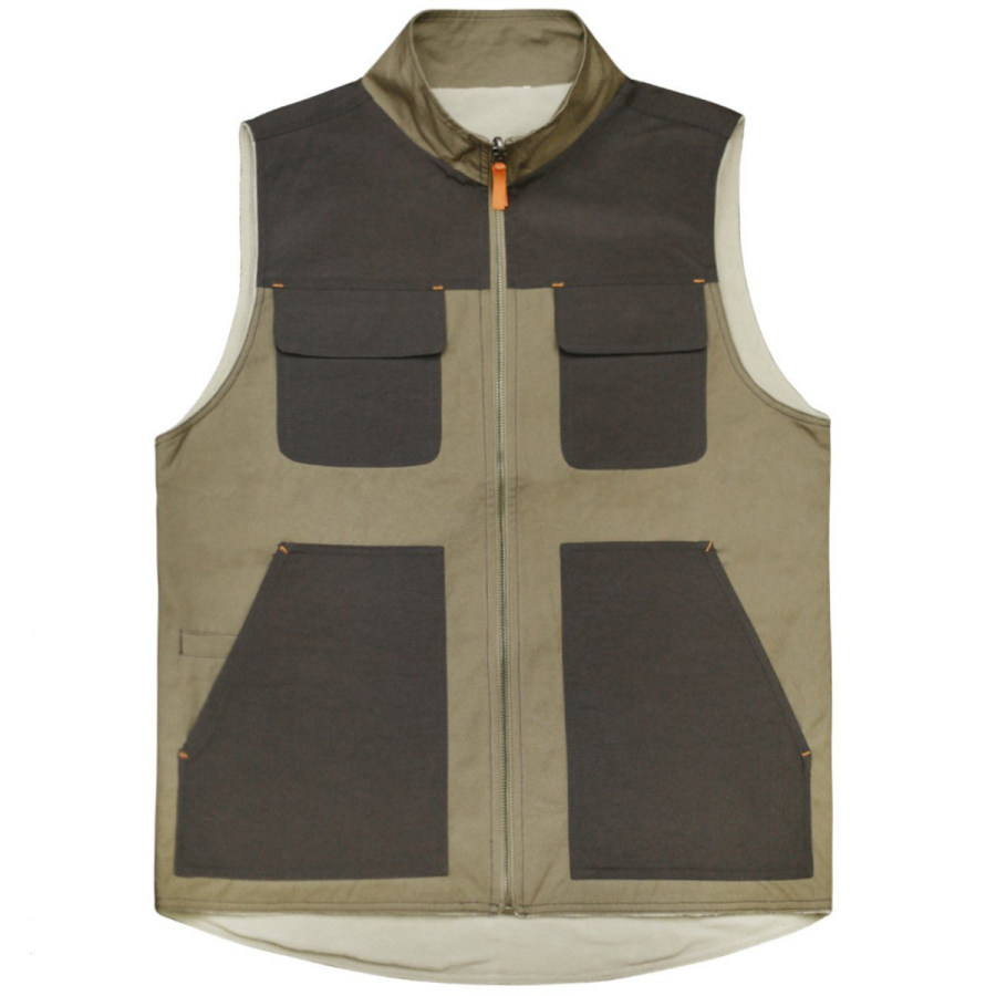 

Men's Outdoor Stand-up Collar Warm Vest