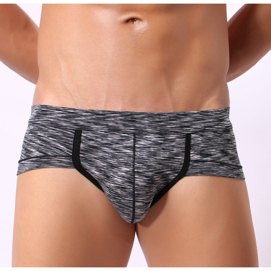 

Men's Fashion Low Waist Color Cotton Sports Briefs