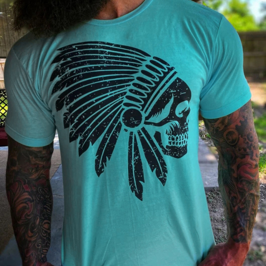

Chief Casual Printed Short-sleeved T-shirt