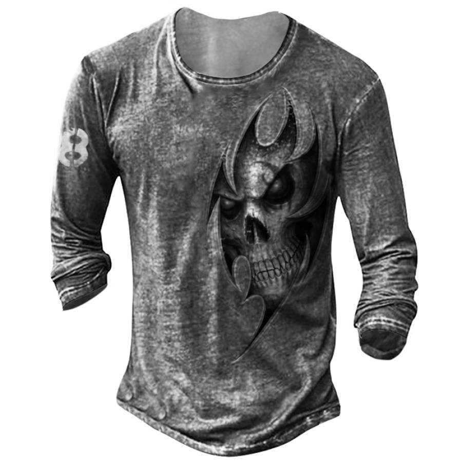 

Men's Outdoor Retro Long Sleeve T-shirt