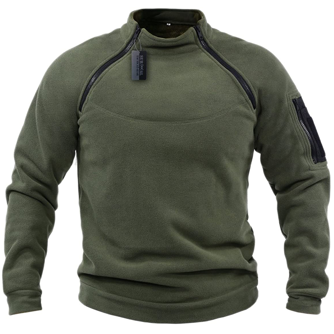 Mens Outdoor Fleece Warm And Breathable Tactical Sweatshirt
