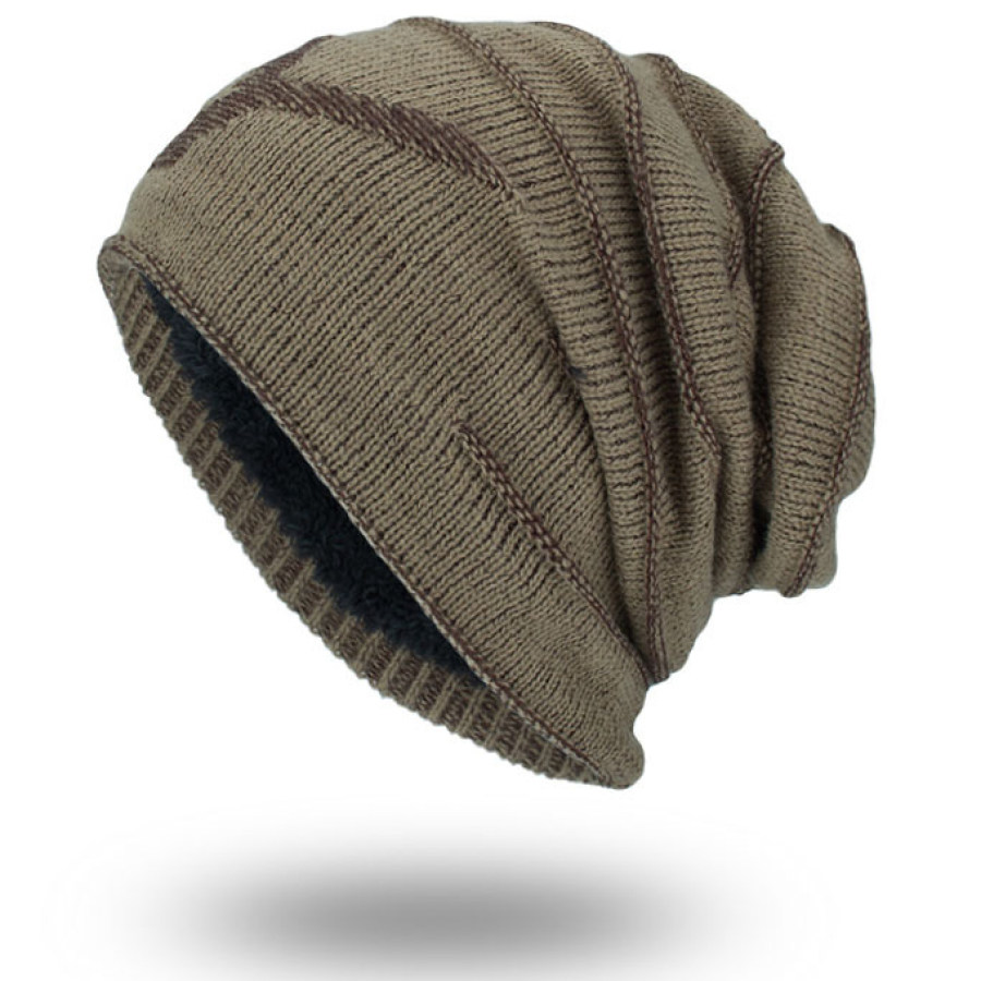 

Men's Outdoor Fleece Warm Knitted Hat