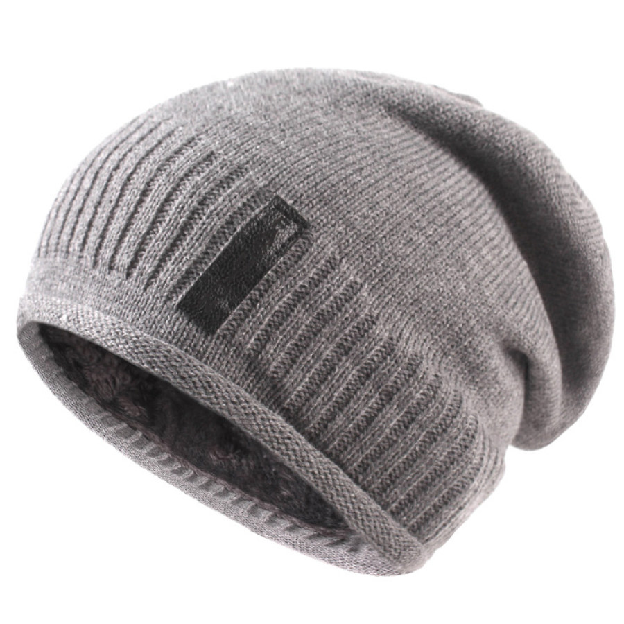 

Men's Fleece Thickened Warm Ear Protection Wool Hat
