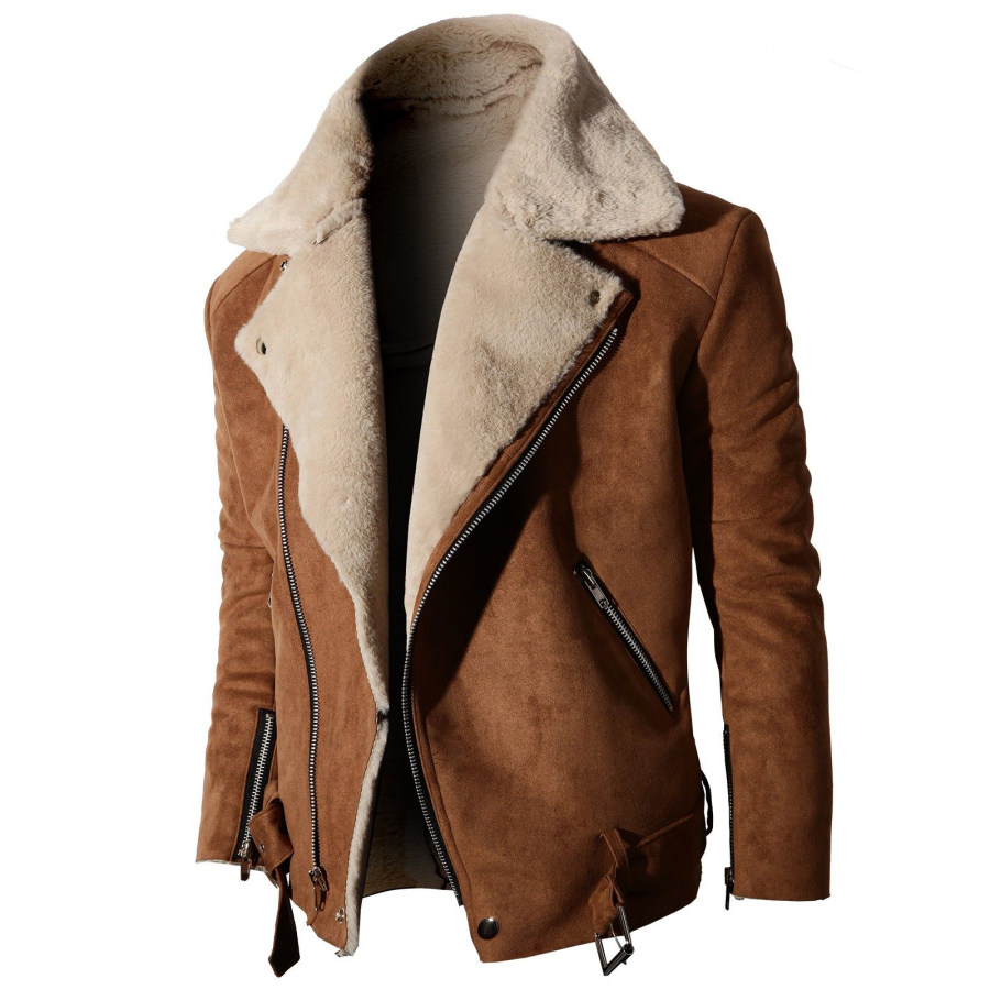 

Men's Outdoor Casual Warm Lapel Jacket