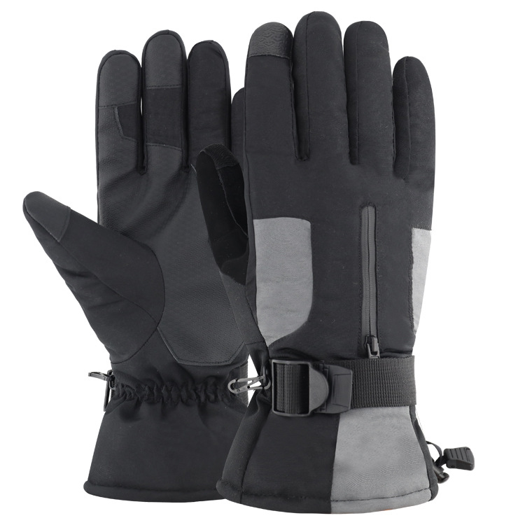 Outdoor Thickened Warm Touch Chic Screen Water Repellent Riding Ski Gloves