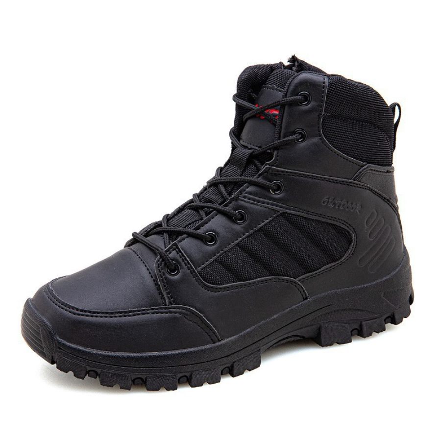 

Men's Outdoor Non-slip High-top Side Zipper Camouflage Hiking Boots Martin Boots