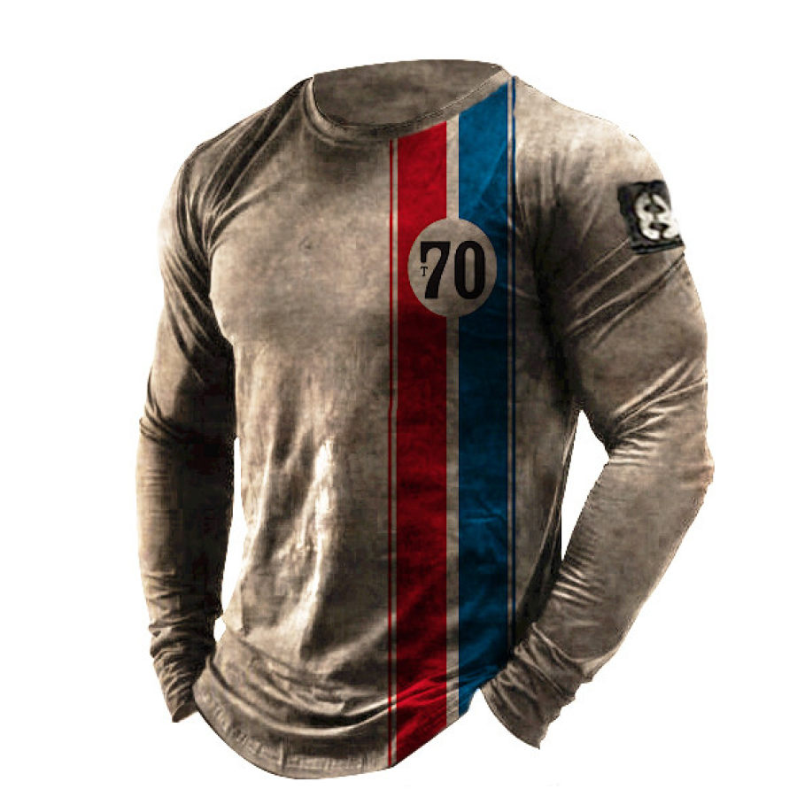 

Men's Casual Outdoor Racing Team Printed T-shirts