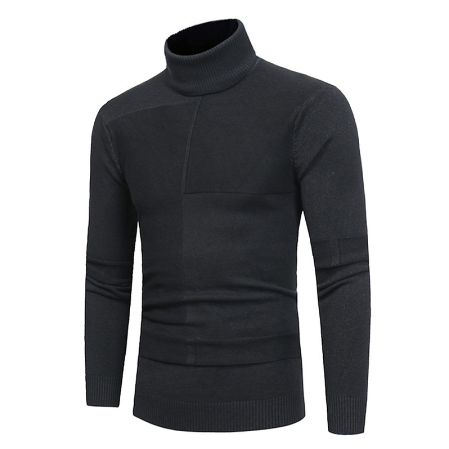

Men's FashionHigh Lapel Bottoming Slim Turtleneck Sweaters